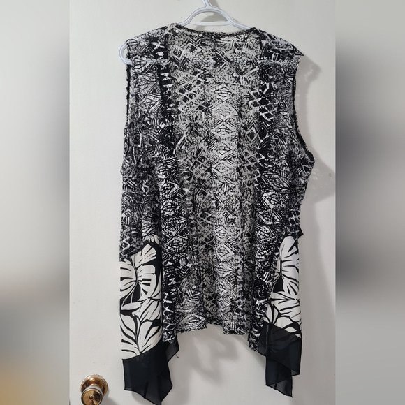 🟡Sleeveless Black Cardigan - Picture 3 of 6